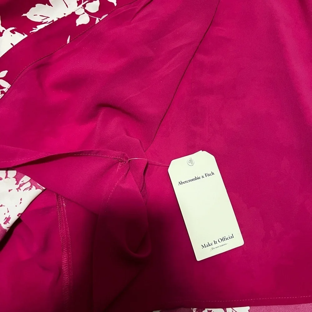 Abercrombie & Fitch Pink and White Floral Dress - Picture 5 of 9